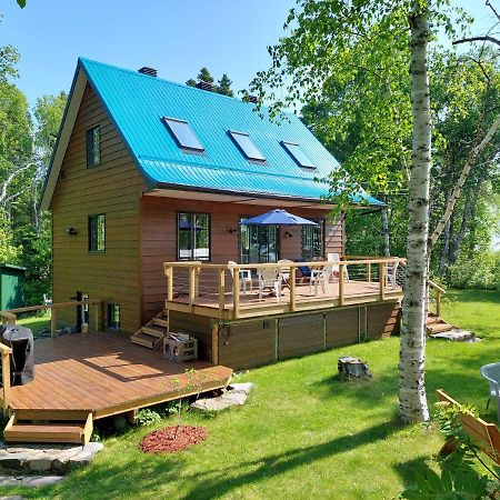 La Nef Bleue Villa Tadoussac Buitenkant foto
