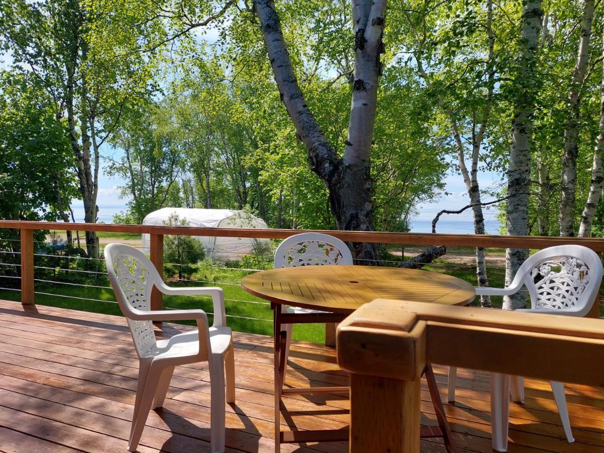 La Nef Bleue Villa Tadoussac Buitenkant foto