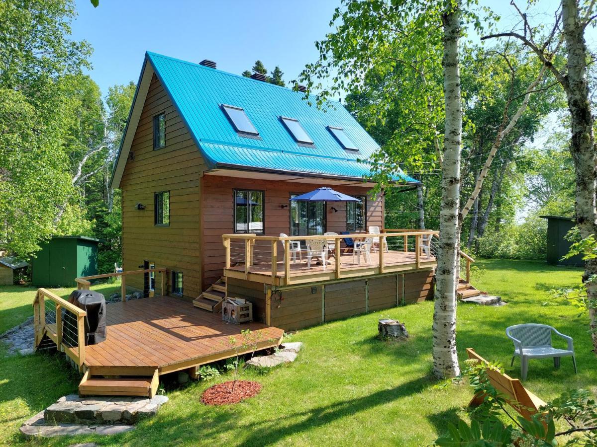 La Nef Bleue Villa Tadoussac Buitenkant foto