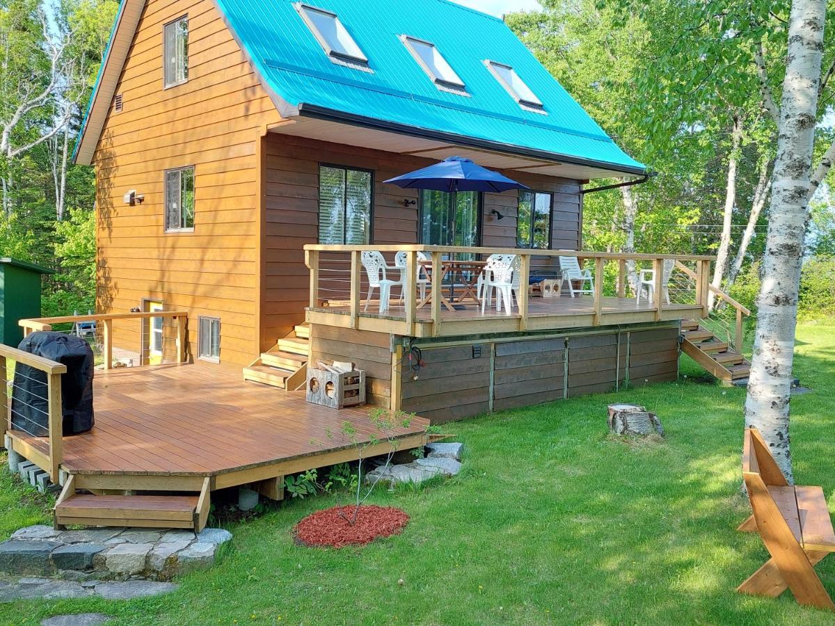 La Nef Bleue Villa Tadoussac Buitenkant foto